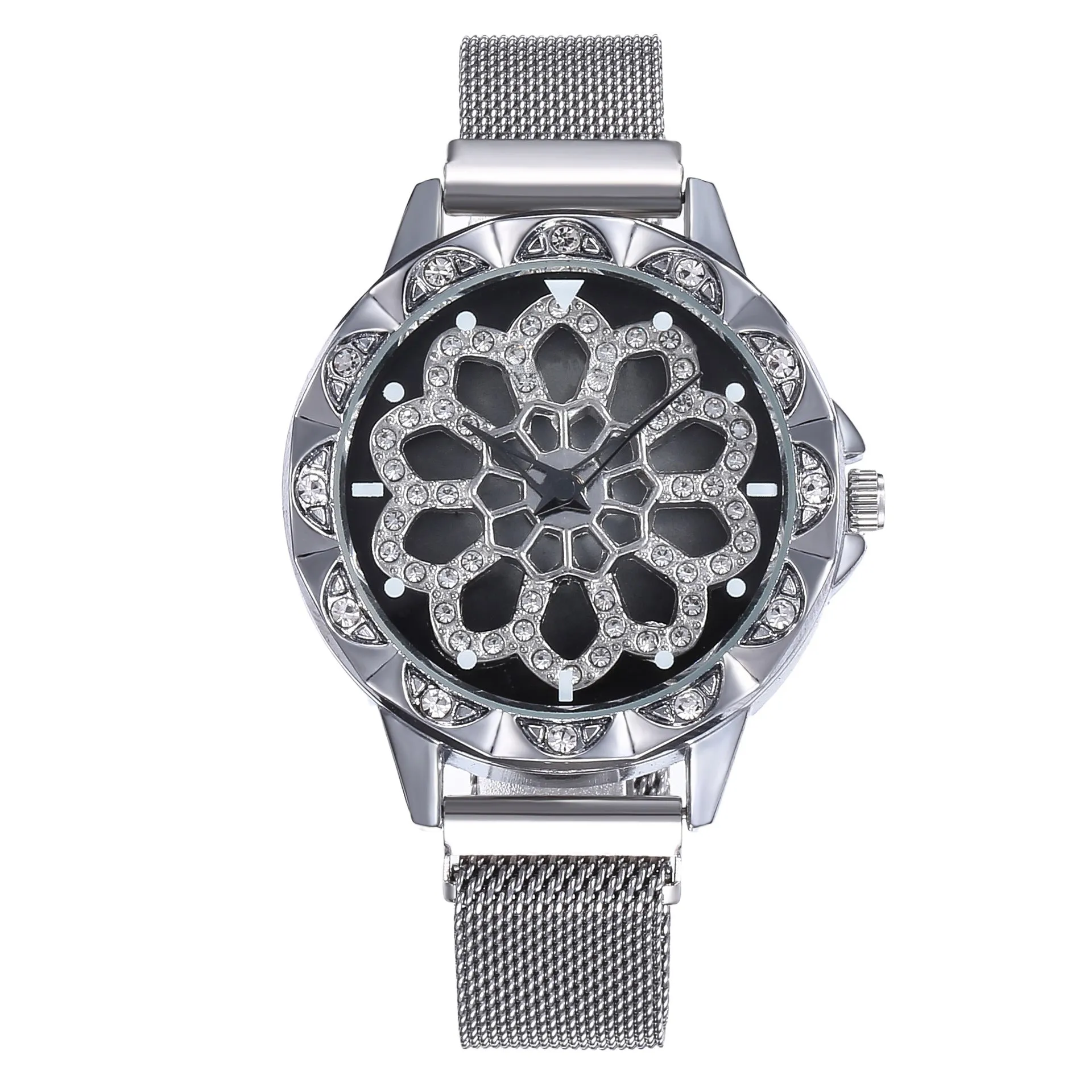Dial Women's Watch Lazy Magnetic Buckle Milan Quartz Watch