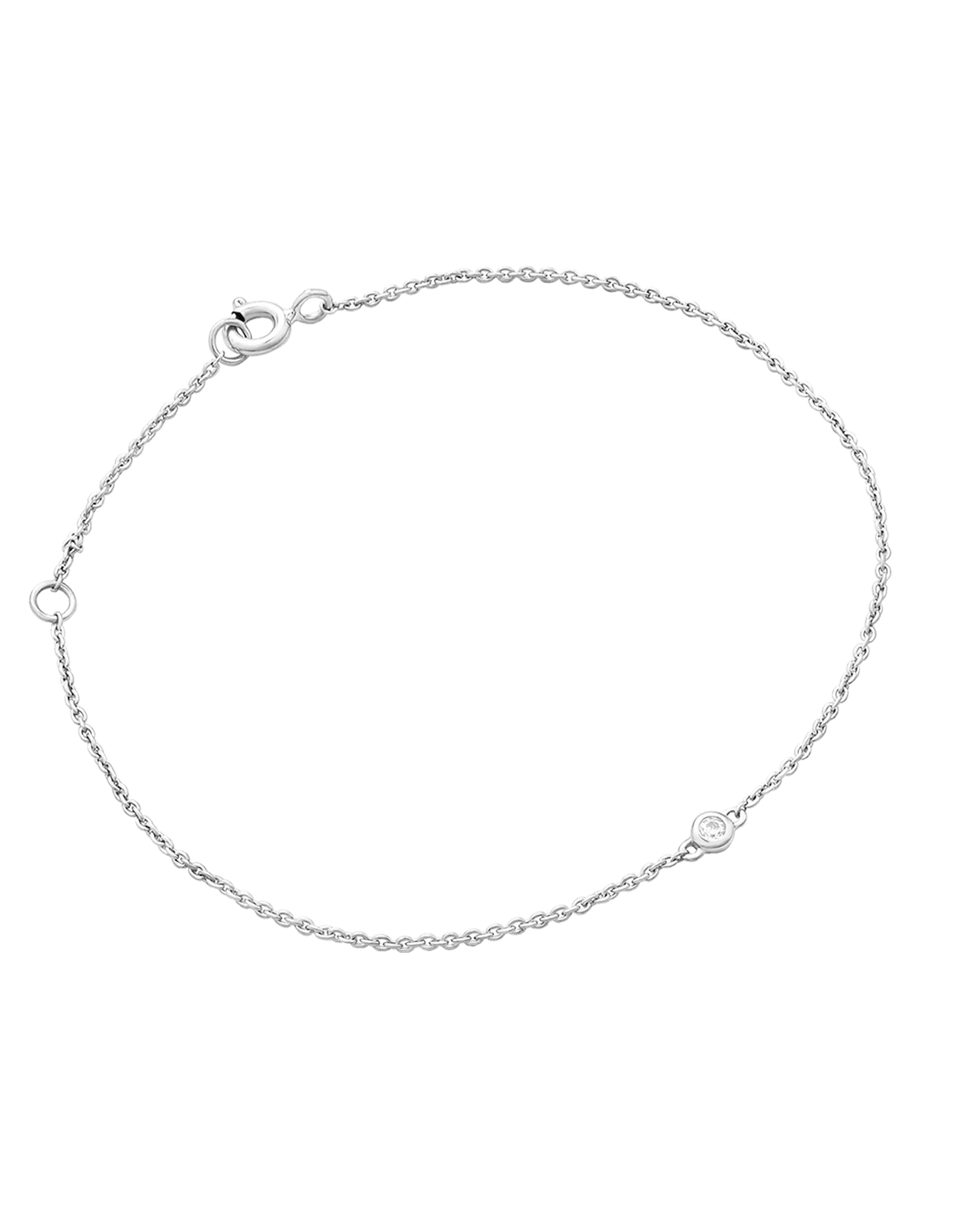 Diamond Bezel Bracelet - 14K Yellow Gold