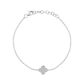 Diamond Clover Fashion Bracelet