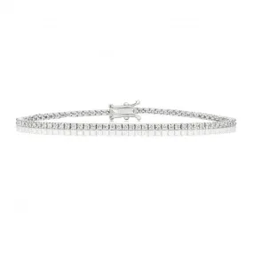 Diamond Jewellery 18K Gold Tennis Bracelet BDQ701W/GH5
