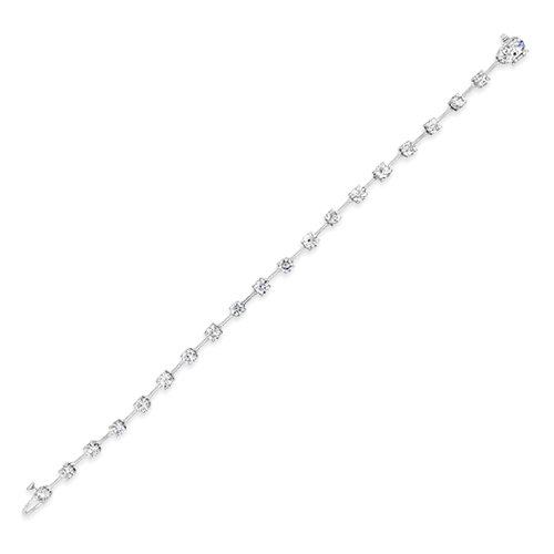 Diamond Knife Edge Bracelet
