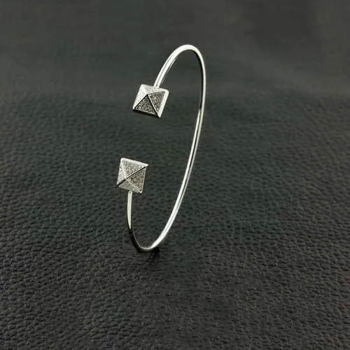 Diamond Pyramid Bracelet