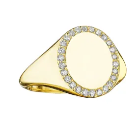 Diamond Signet Ring