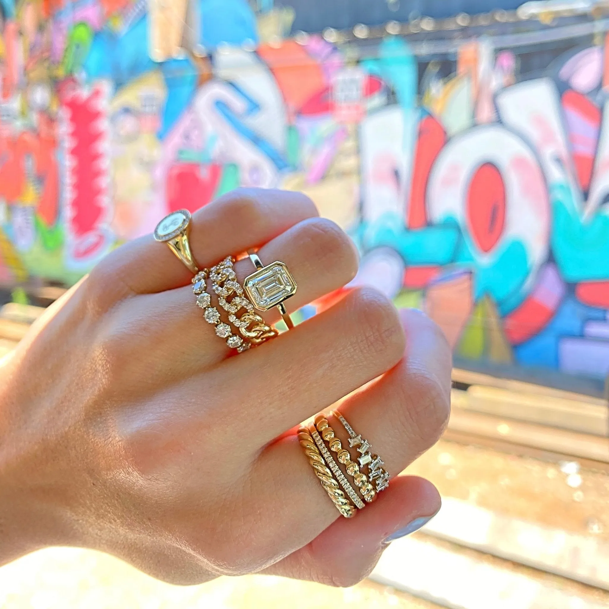 Diamond Signet Ring