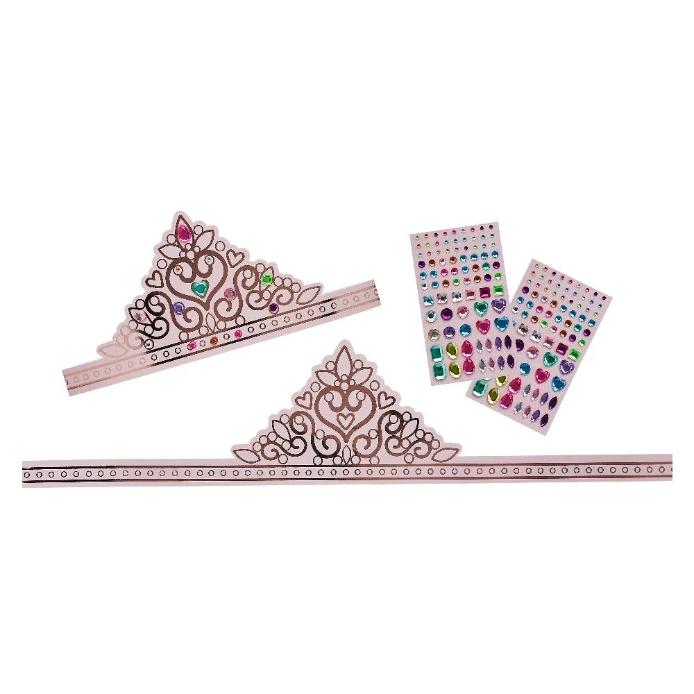 DIY Princess Card Tiara Kit (x4)