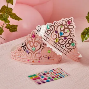 DIY Princess Card Tiara Kit (x4)