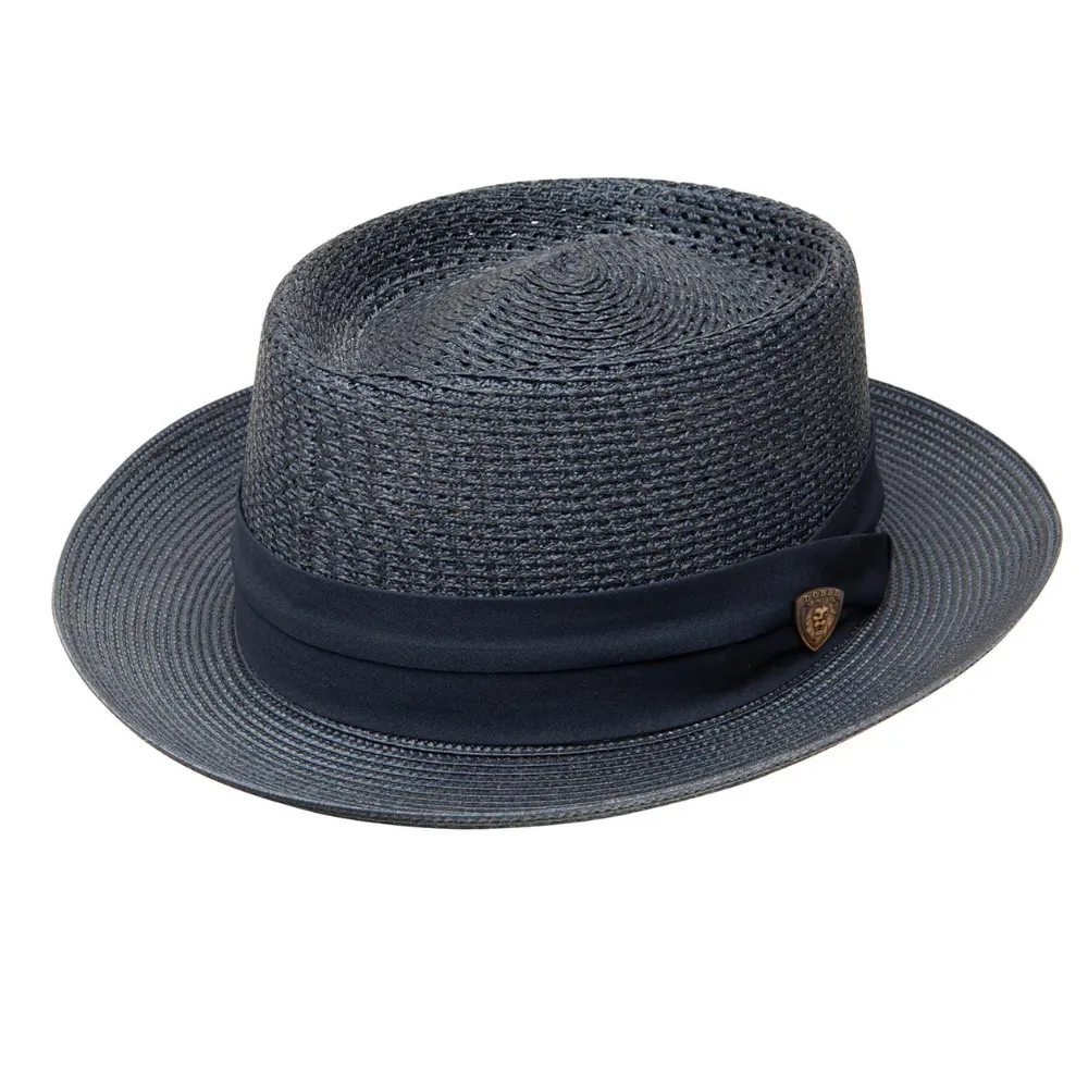 Dobbs Bishop Porkpie Straw Hat