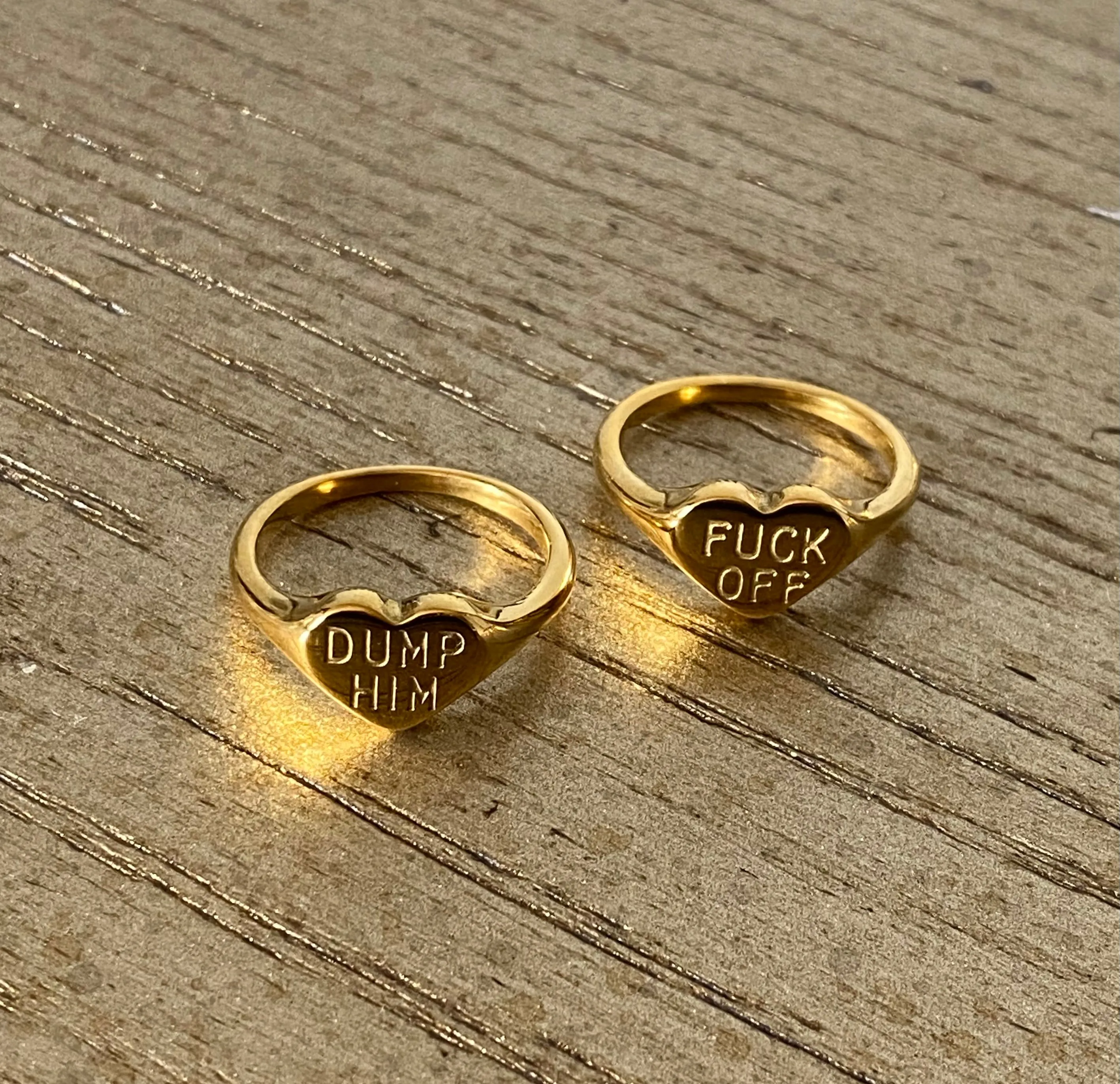 Dump Him Signet Ring