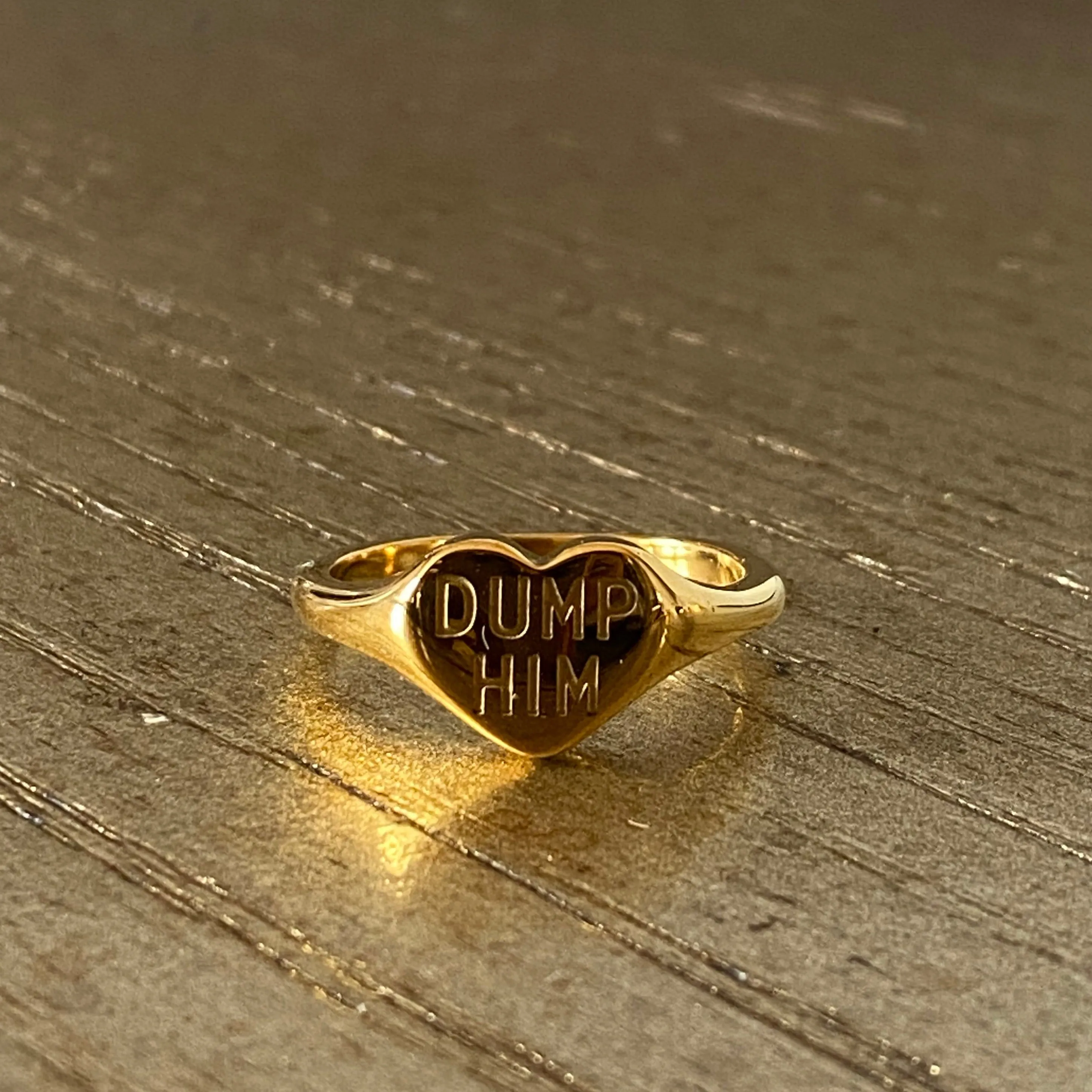 Dump Him Signet Ring