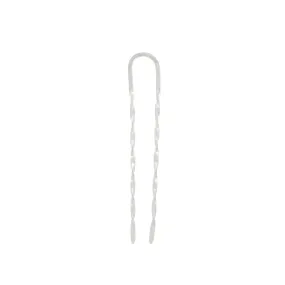 Effortless Twist Hair Pin -Silver- Medium