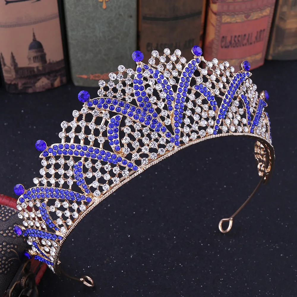 European and American bridal jewelry bridal crown tiara crown headband bridal crown crown
