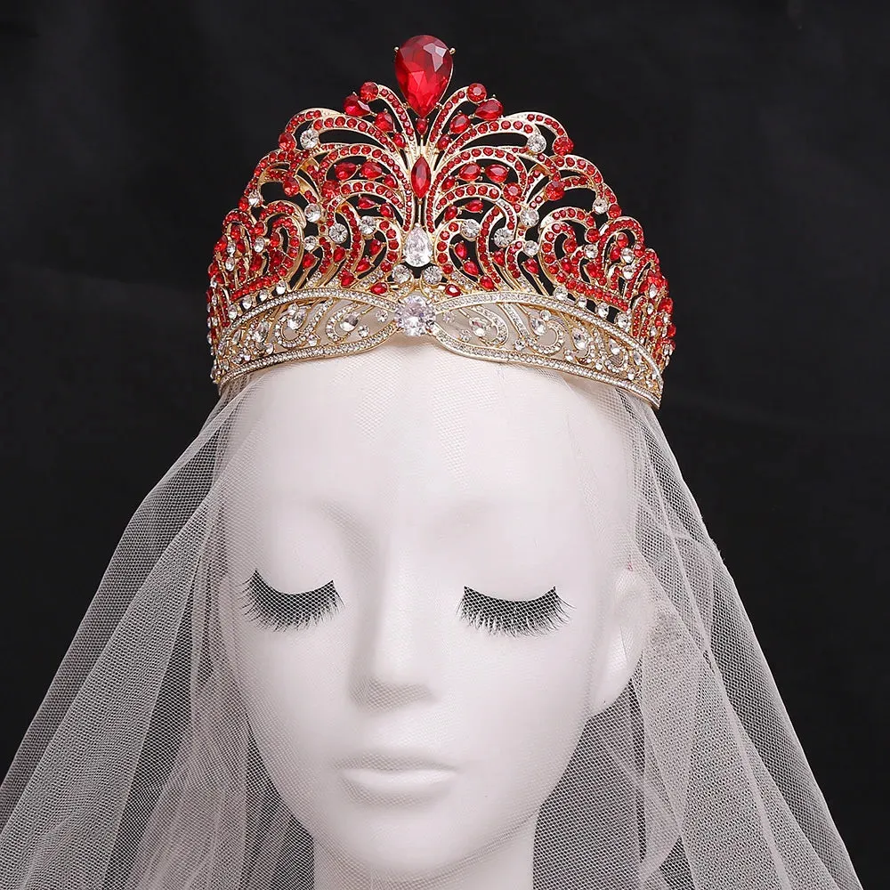 European Royal Miss Universe Crystal Crown-Large Round Tiaras
