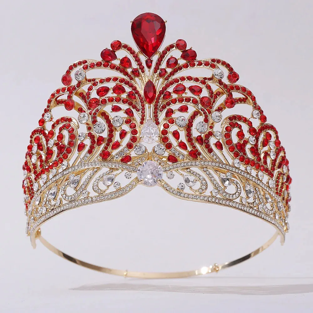 European Royal Miss Universe Crystal Crown-Large Round Tiaras