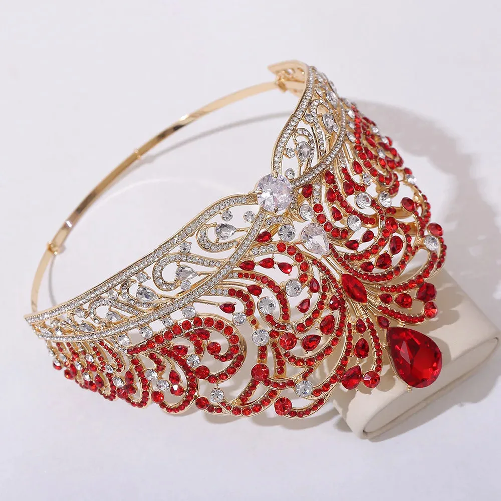 European Royal Miss Universe Crystal Crown-Large Round Tiaras