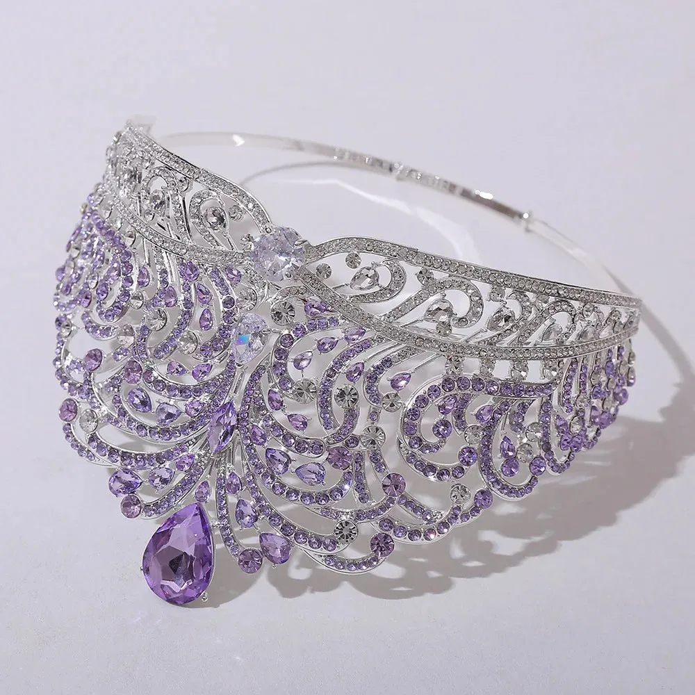 European Royal Miss Universe Crystal Crown-Large Round Tiaras