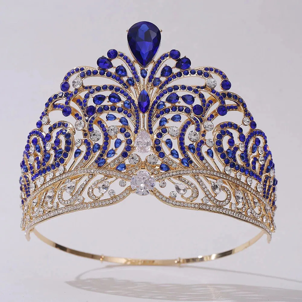 European Royal Miss Universe Crystal Crown-Large Round Tiaras