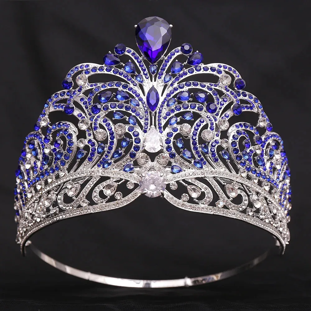 European Royal Miss Universe Crystal Crown-Large Round Tiaras