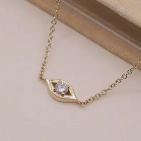 Evil Eye Gold Bracelet diamond