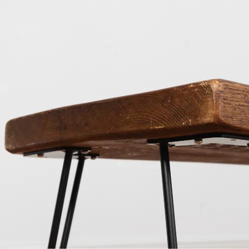 Fairfield Industrial Bench - Hairpin Legs