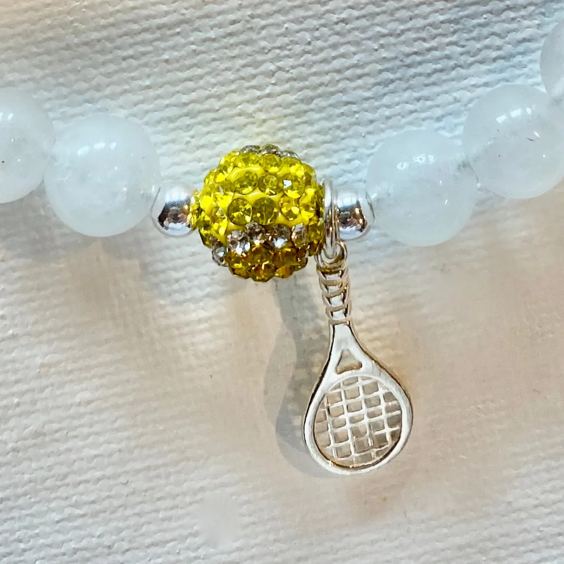 Faith & Family Moonstone Toggle Tennis Bracelet