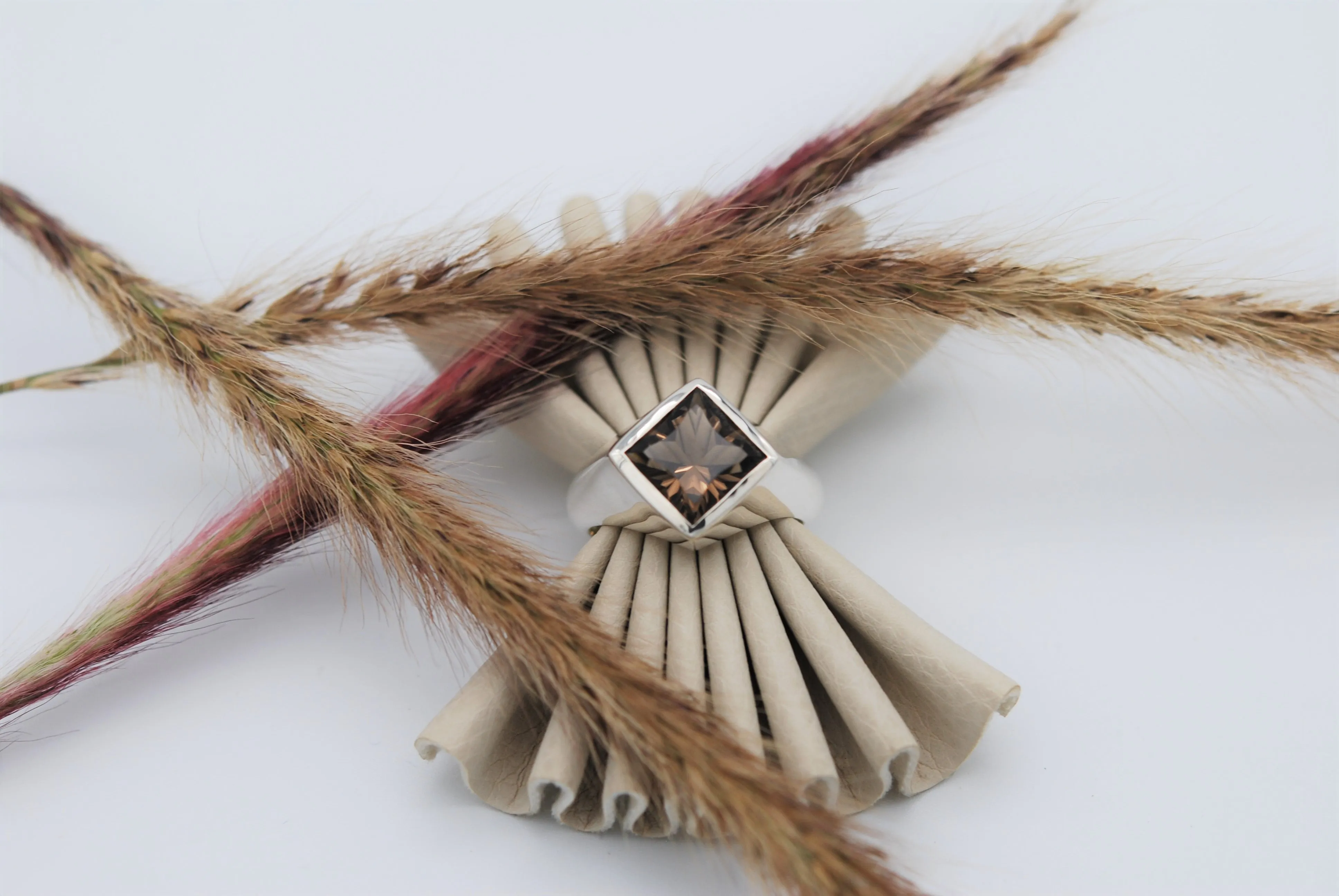 Fancy Gemset Signet style ring Ai227