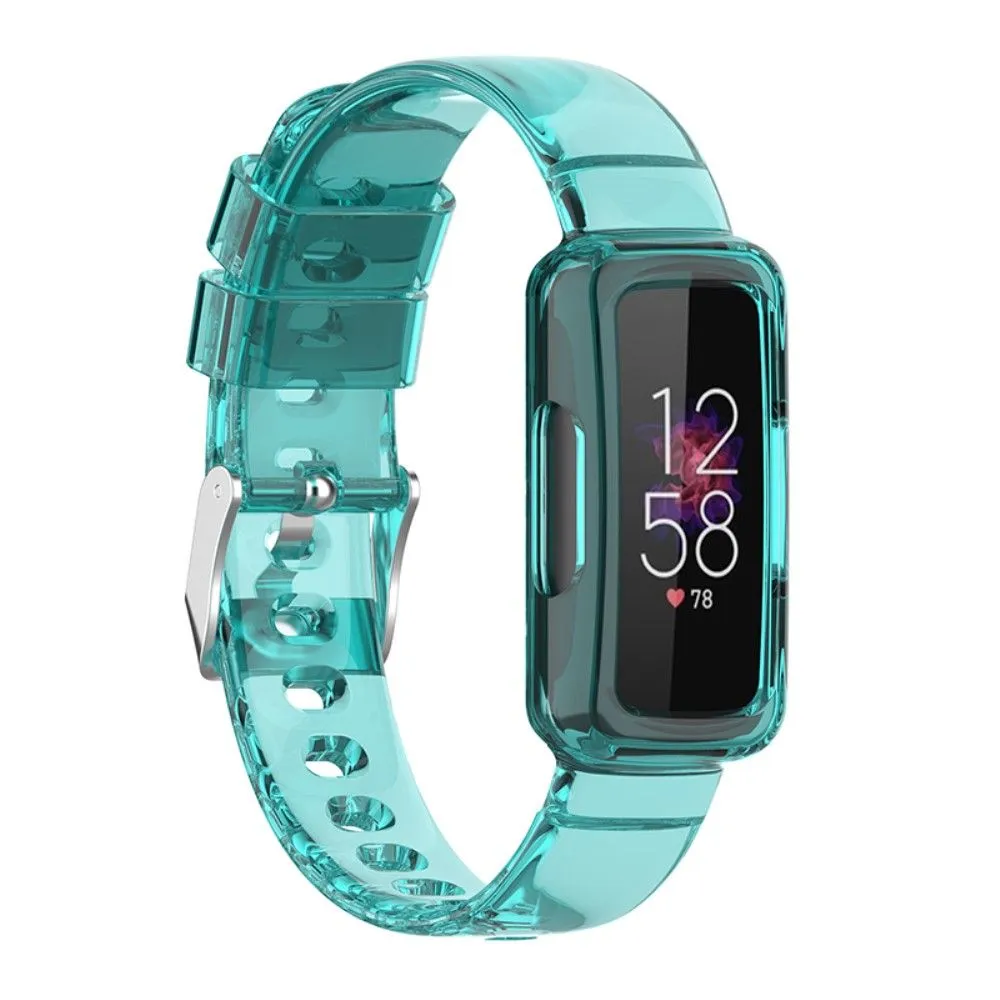 Fitbit Ace 3 / Luxe / Inspire HR clear TPU cover   watch strap - Transparent Blue