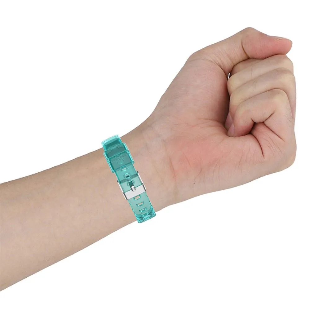 Fitbit Ace 3 / Luxe / Inspire HR clear TPU cover   watch strap - Transparent Blue