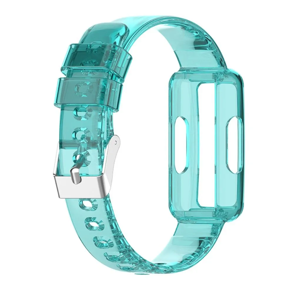 Fitbit Ace 3 / Luxe / Inspire HR clear TPU cover   watch strap - Transparent Blue