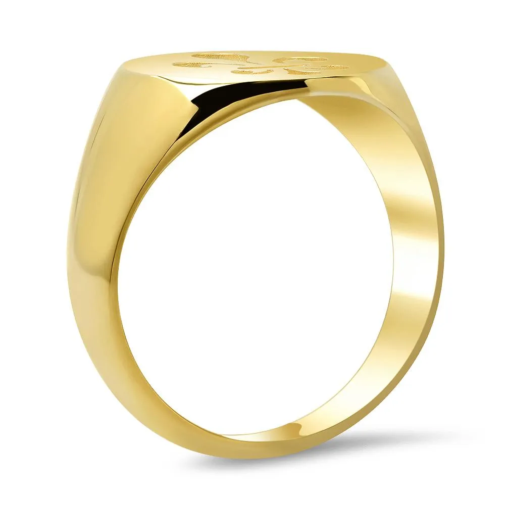 Fleur de lis Signet Ring for Ladies