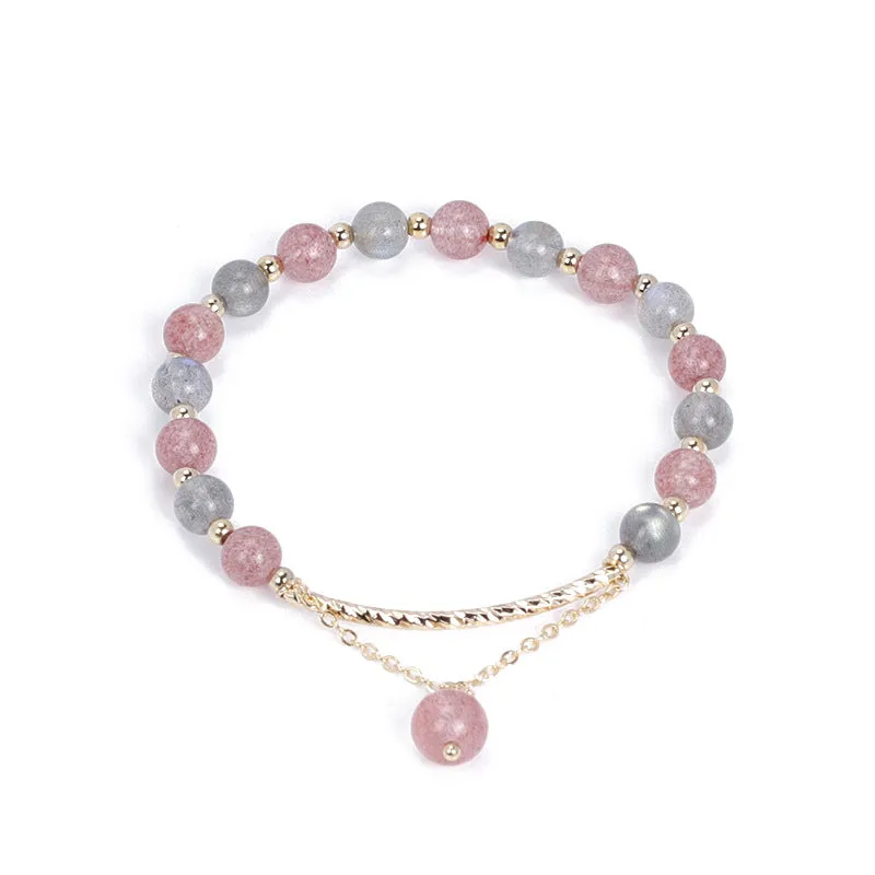 Fortune's Favor Sterling Silver Crystal and Moonstone Bracelet