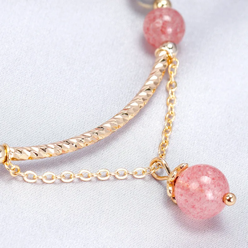 Fortune's Favor Sterling Silver Crystal and Moonstone Bracelet