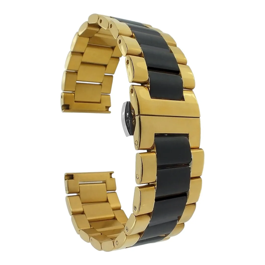 Fossil 18mm Range Stainless Steel Link Watch Strap