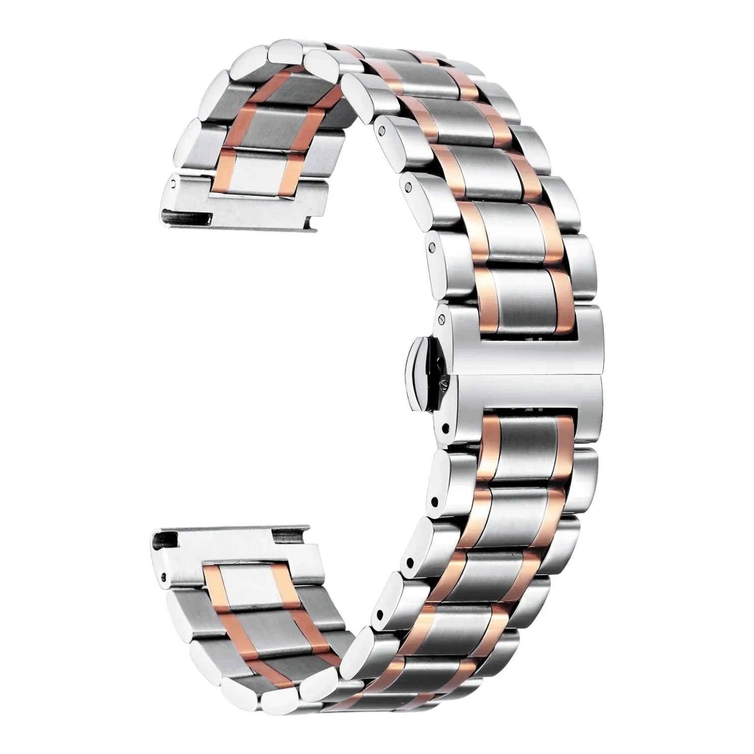 Fossil 18mm Range Stainless Steel Link Watch Strap