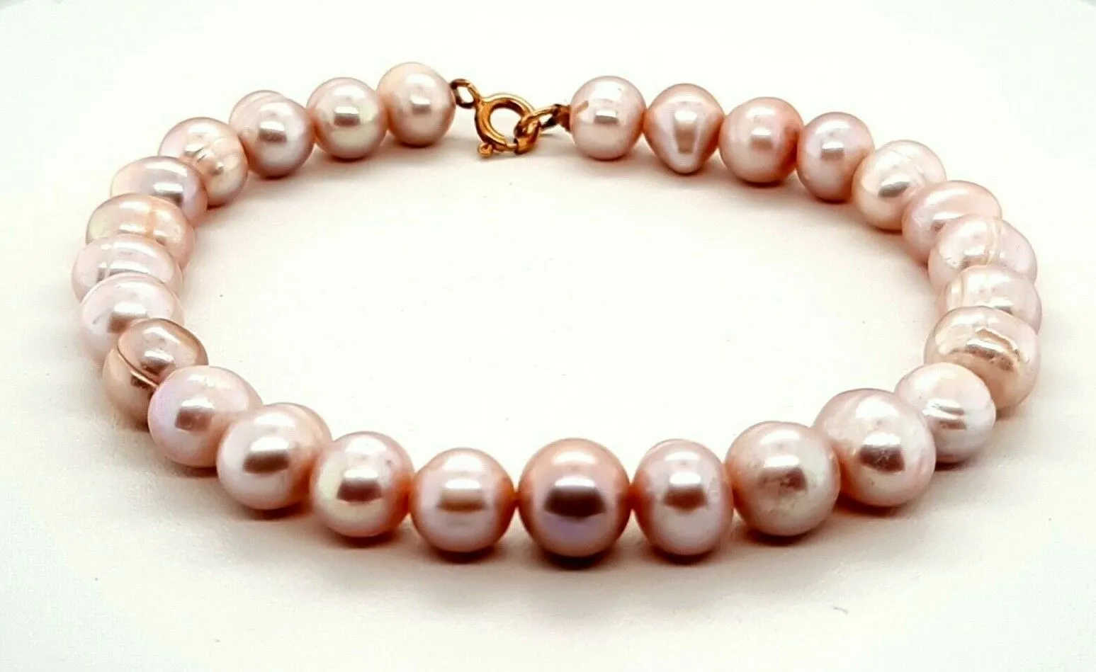 Freshwater Baroque Pearl & 14ct Yellow Gold Bracelet Length: 19cm
