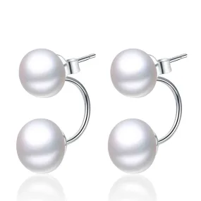 G18K Classic Double Drop Earrings