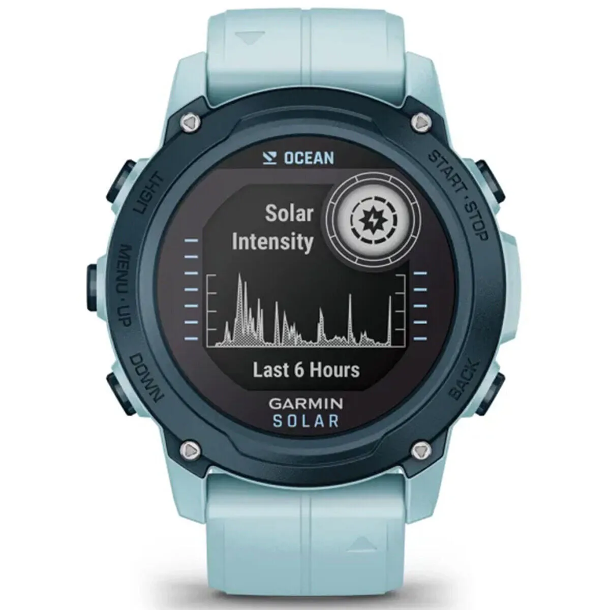 Garmin Descent G1 Solar - Ocean Edition GPS Smartwatch Watch-Style and Dive Computer Azure (010-02604-04)