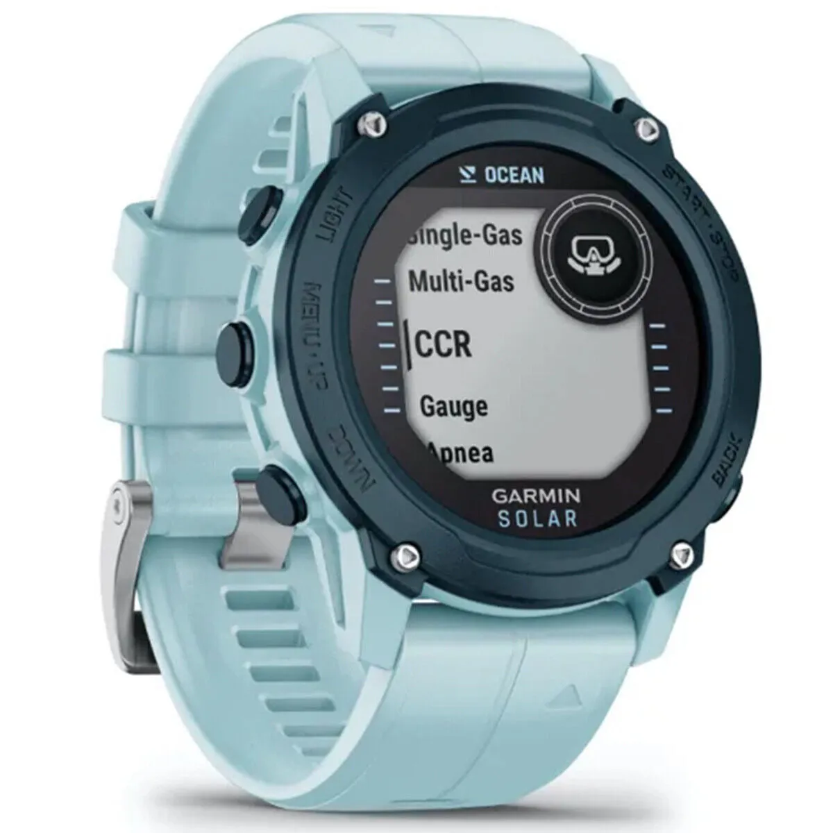Garmin Descent G1 Solar - Ocean Edition GPS Smartwatch Watch-Style and Dive Computer Azure (010-02604-04)
