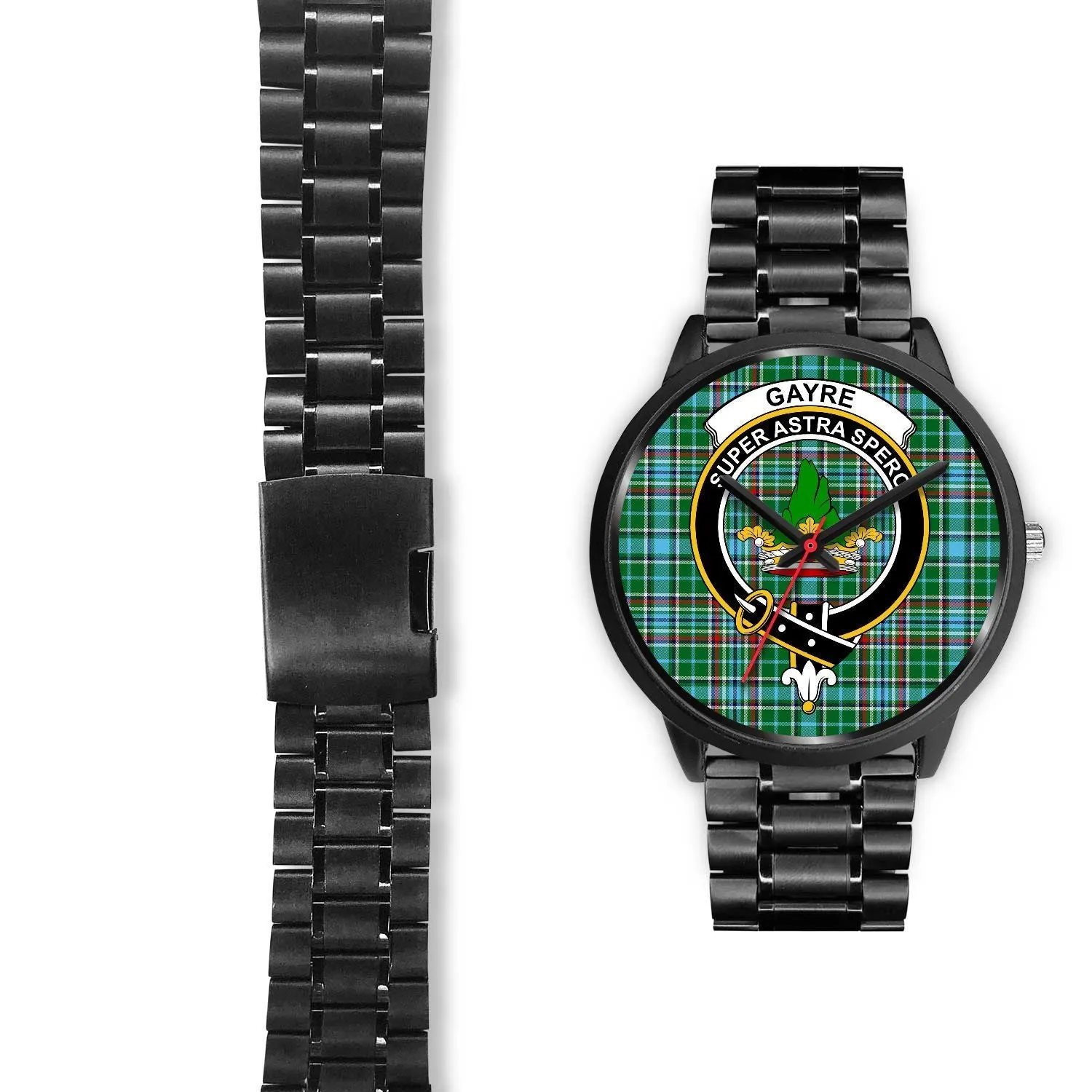 Gayre Clan Badge Tartan Black Watch