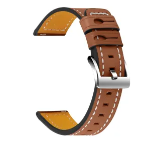 Genuine leather watch strap for Samsung Galaxy Watch - Brown