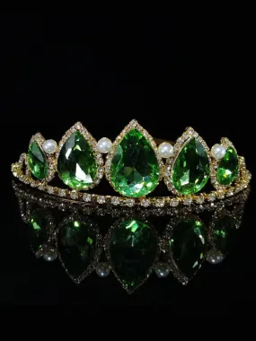 Girls Frog Princess Pearl and Jewel Tiara