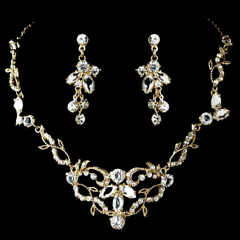 Gorgeous Dainty Crystal Swirl Bridal Tiara Crown