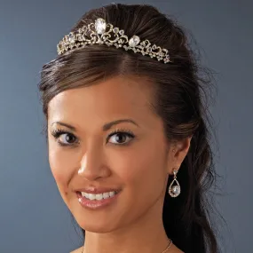 Gorgeous Silver or Gold plated Crystal Bridal Tiara