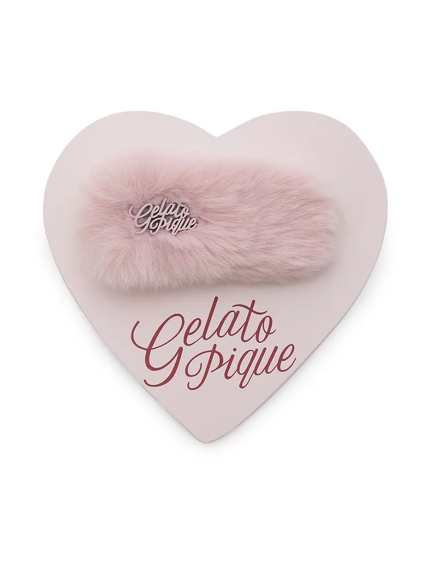 HOLIDAY Fur Hairpin