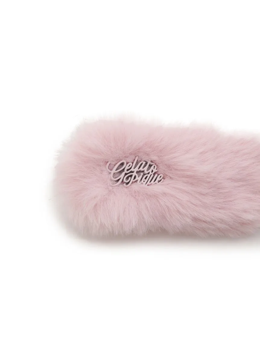 HOLIDAY Fur Hairpin