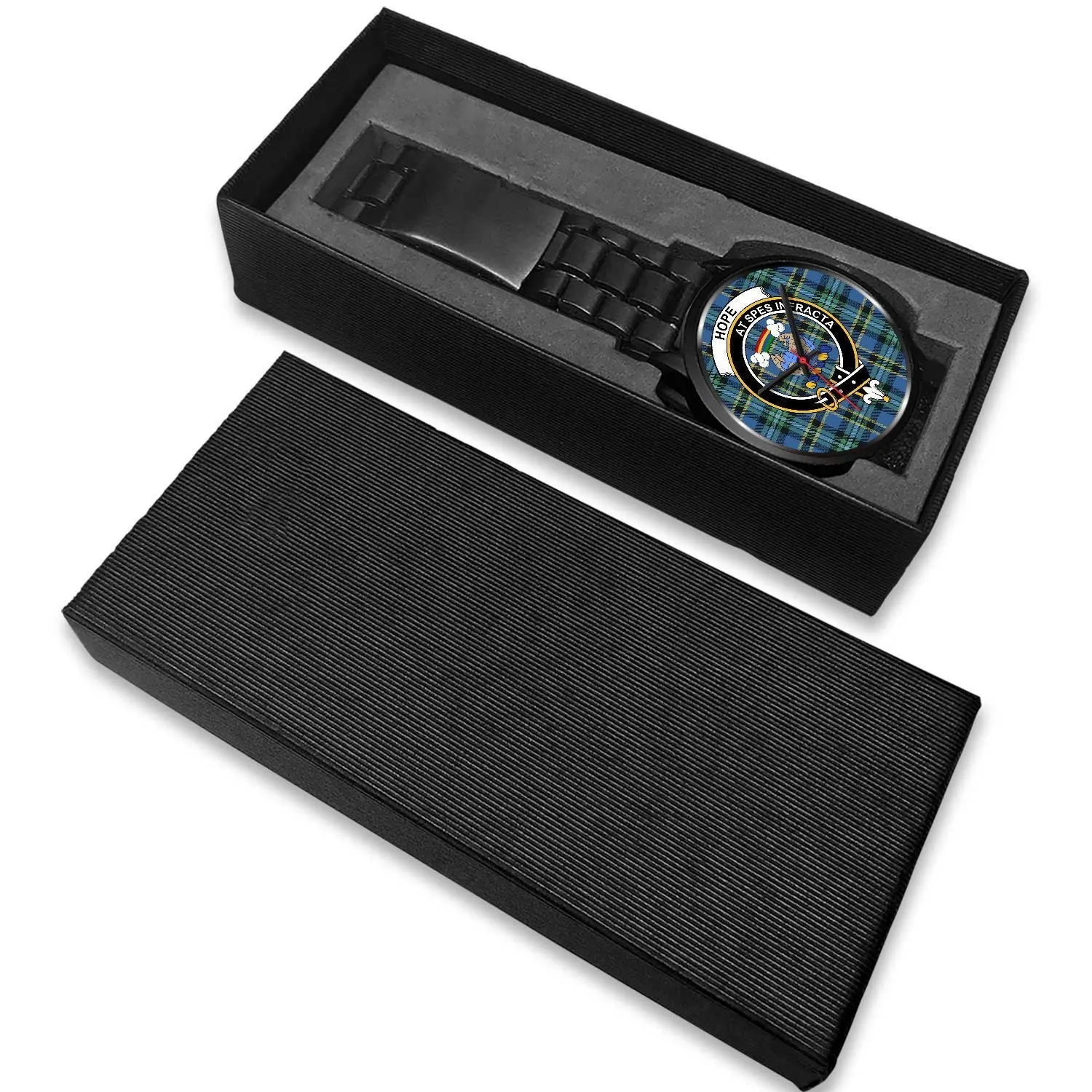 Hope Clan Badge Tartan Black Watch