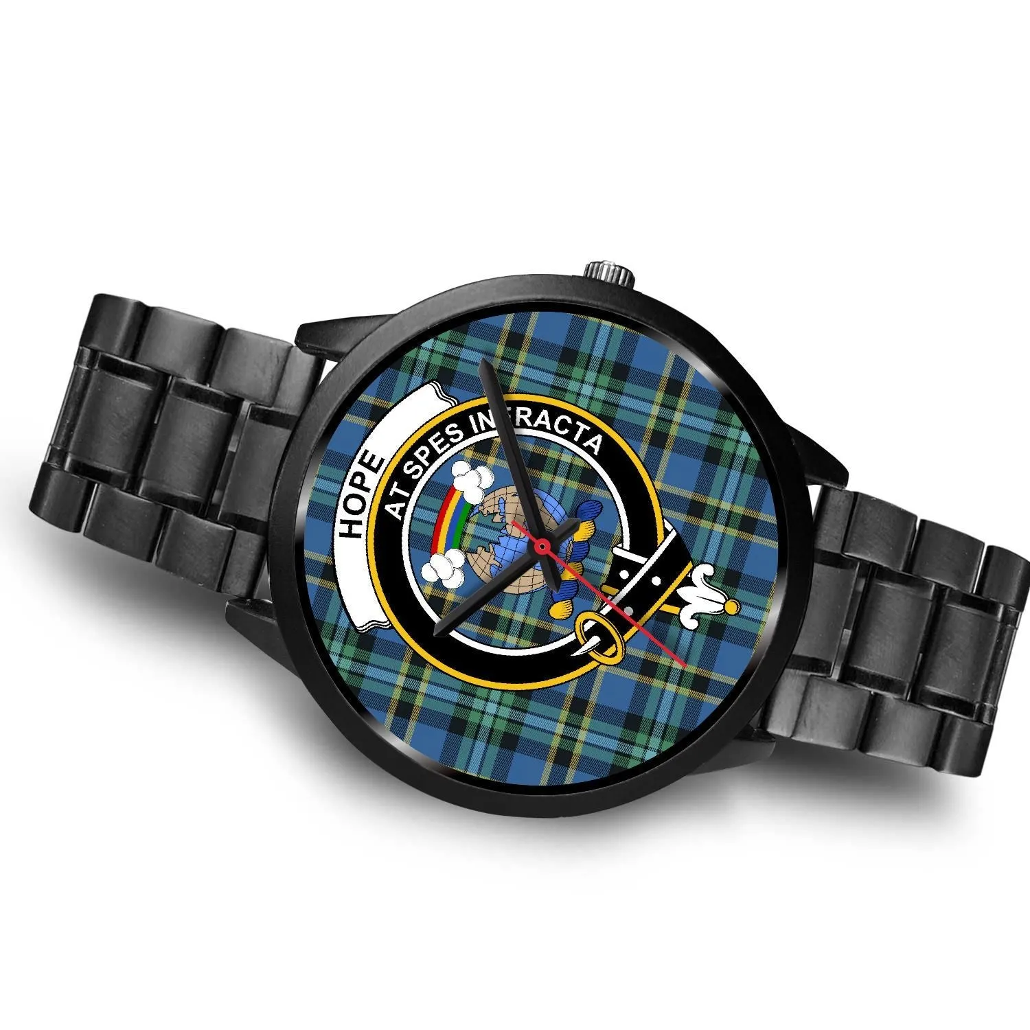 Hope Clan Badge Tartan Black Watch