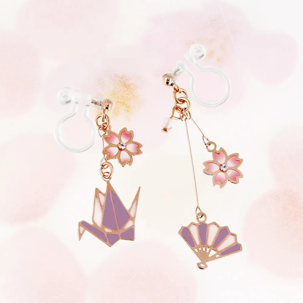 Japanese Traditional Charm Invisible Clip Ons