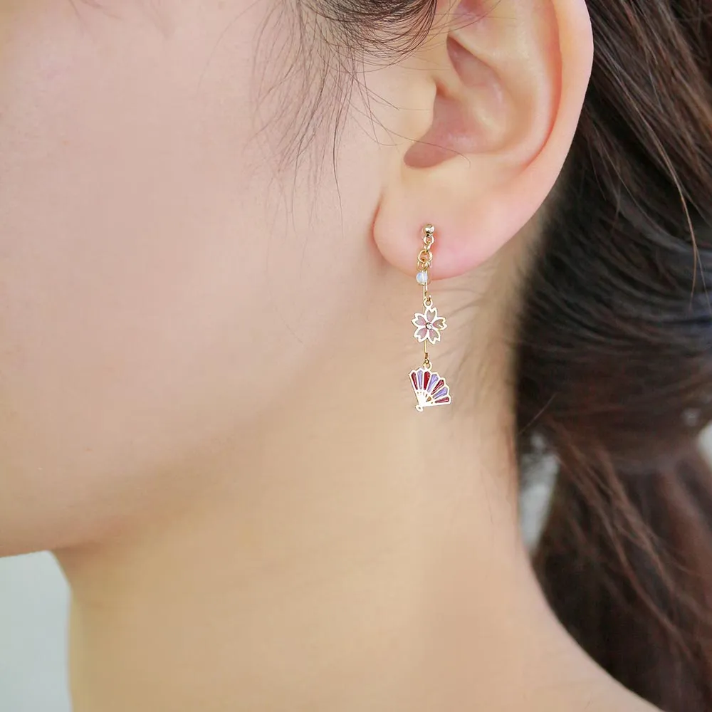 Japanese Traditional Charm Invisible Clip Ons