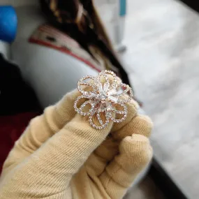 Jewelestia Floral Radiance Ring
