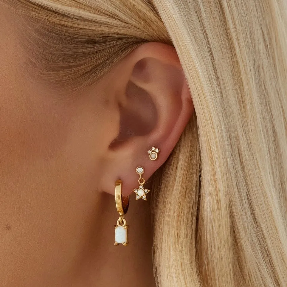 Joy Opal Stud Earrings